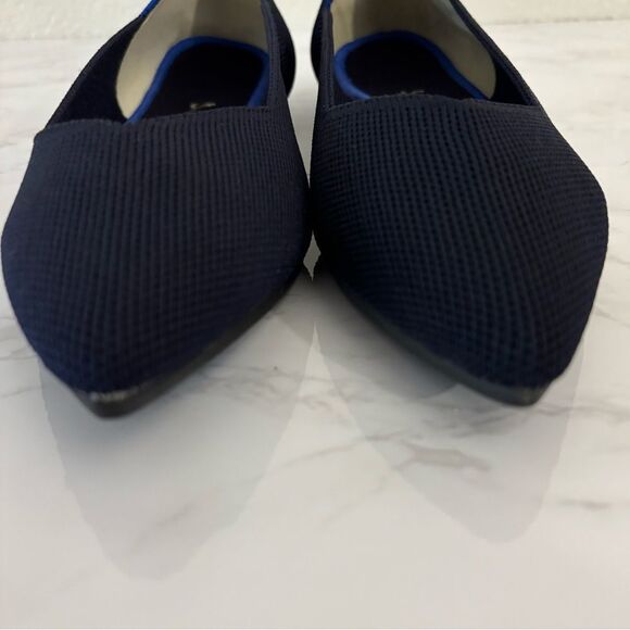 Rothy's The Point Pointed-Toe Ballet Flats Navy Size 7 - Picture 3 of 9